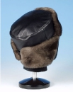 мужская шапка ушанка из норки с завёрнутыми назад ушами, головные уборы